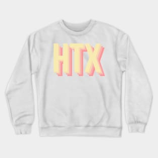 HTX in sunset colors Crewneck Sweatshirt